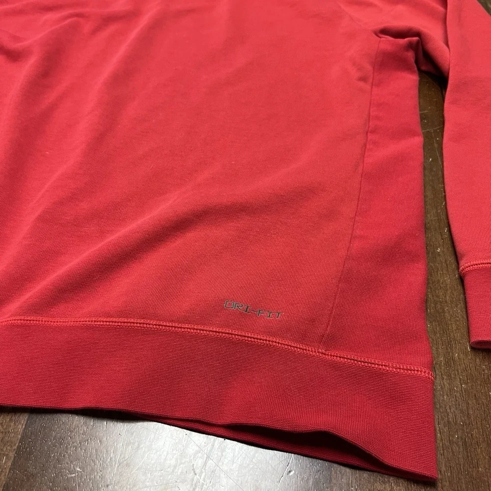 Vintage‎ Y2K Nike Air Jordan Center Jumpman Logo Dri Fit Smoked Hoodie Mens XL